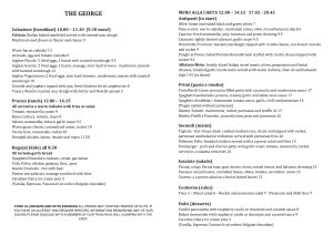 The George Petersfield Menu - Pubs Petersfield - Pub Restaurant Petersfield - Cask Ales & Excellent Food & Wine - Great Dining