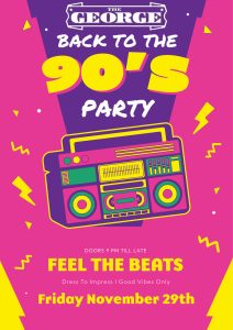 The George Petersfield 90's Party - Pubs Petersfield - Pub Restaurant Petersfield - Cask Ales & Excellent Food & Wine - Great Dining