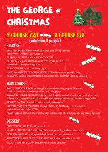 Christmas 2025 The George Petersfield Pizzas - Pubs Petersfield - Pub Restaurant Petersfield - Cask Ales & Excellent Food & Wine - Great Dining