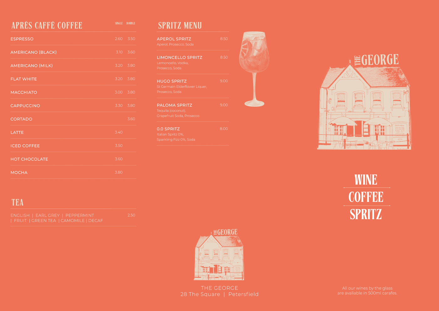 Wine List - The George Petersfield Pizzas - Pubs Petersfield - Pub Restaurant Petersfield - Cask Ales & Excellent Food & Wine - Great Dining